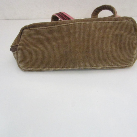 Y2K Aeropostle Reversible Brown Corduroy 2 Strap Shoulder Bag - Picture 4 of 8